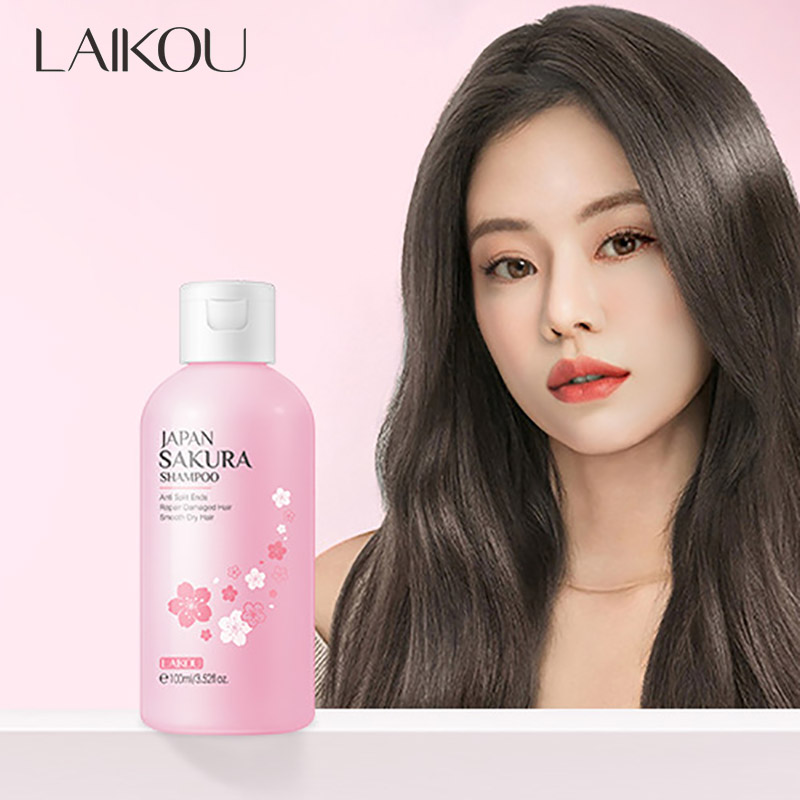 Hair Care Japanese - LAIKOU Japan Sakura Shampoo Repair Damaged