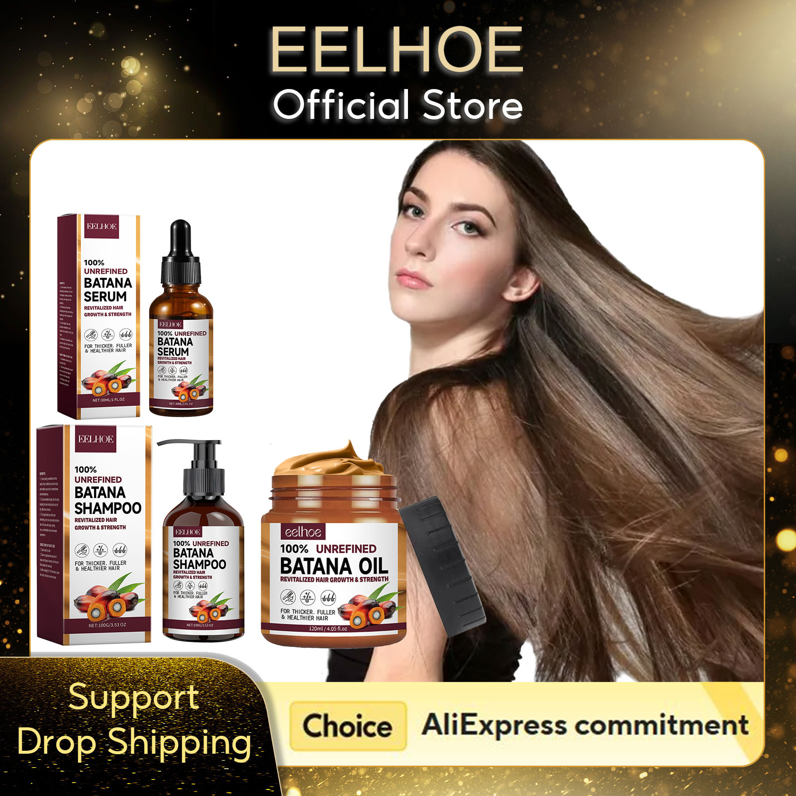 Hair Care Set - EELHOE Natural Batana Oil Deep Moisturizing