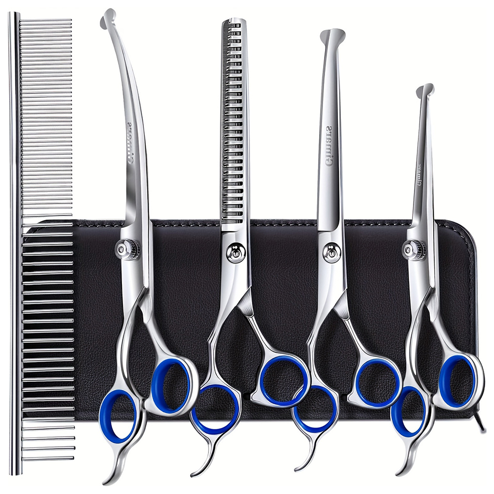 From Home Hair Care - 7-in-1 Professional Dog Grooming Scissors Set