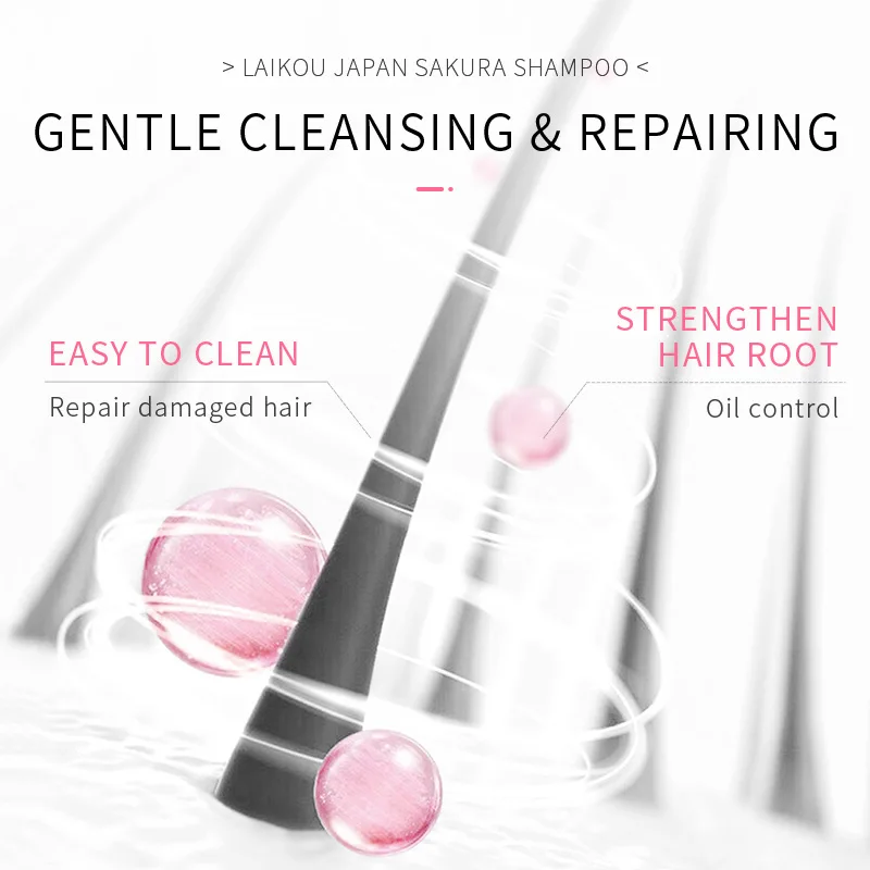 LAIKOU Japan Sakura  Shampoo R - огляд і ціна Hair Care Japanese