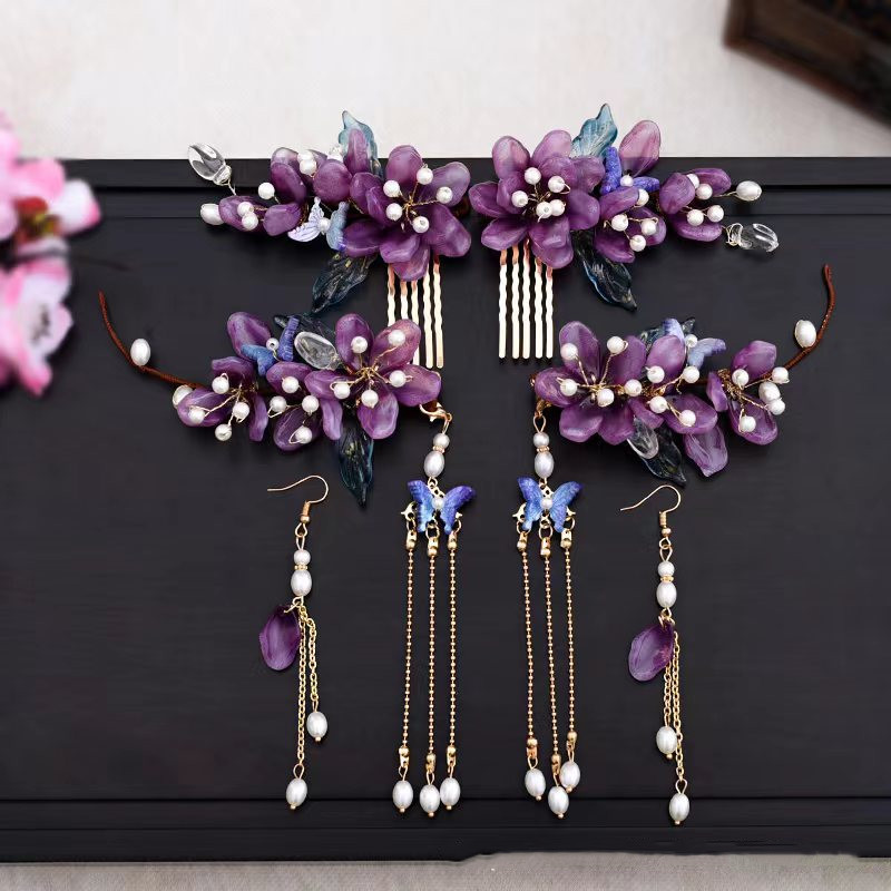 Chinese Glazed Flower Hairpin  - огляд і ціна Hair Care Japanese