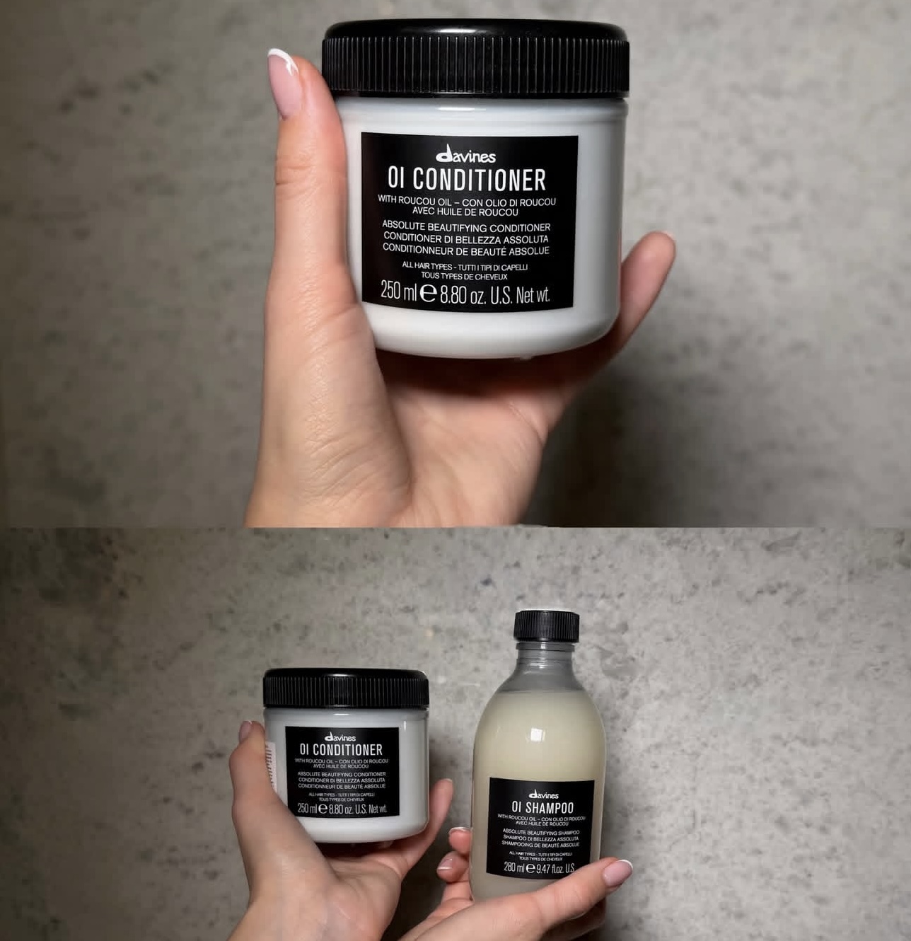 Davines OI Hair Shampoo Condit - огляд і ціна Hair Care Set