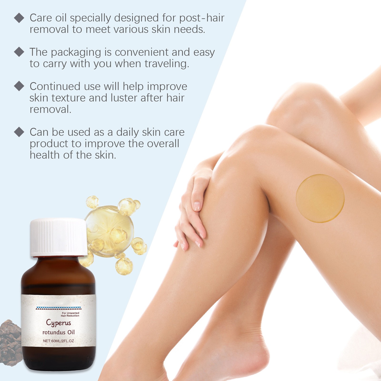 Cyperus Rotundus Hair Removal  - огляд і ціна House Hair Care
