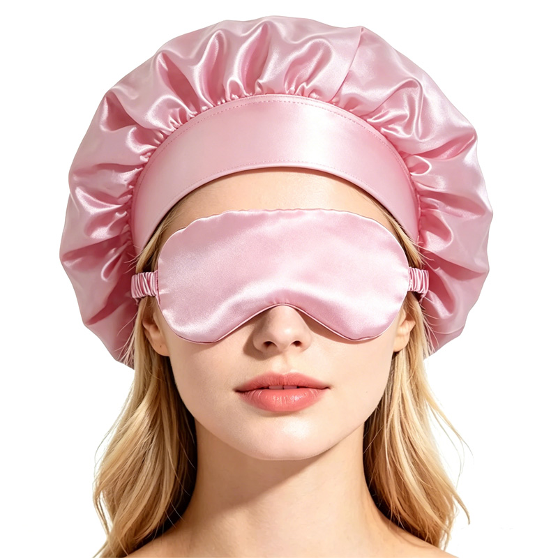  Satin Bonnet Sleep Eye Mask  - огляд і ціна Hair Care Set