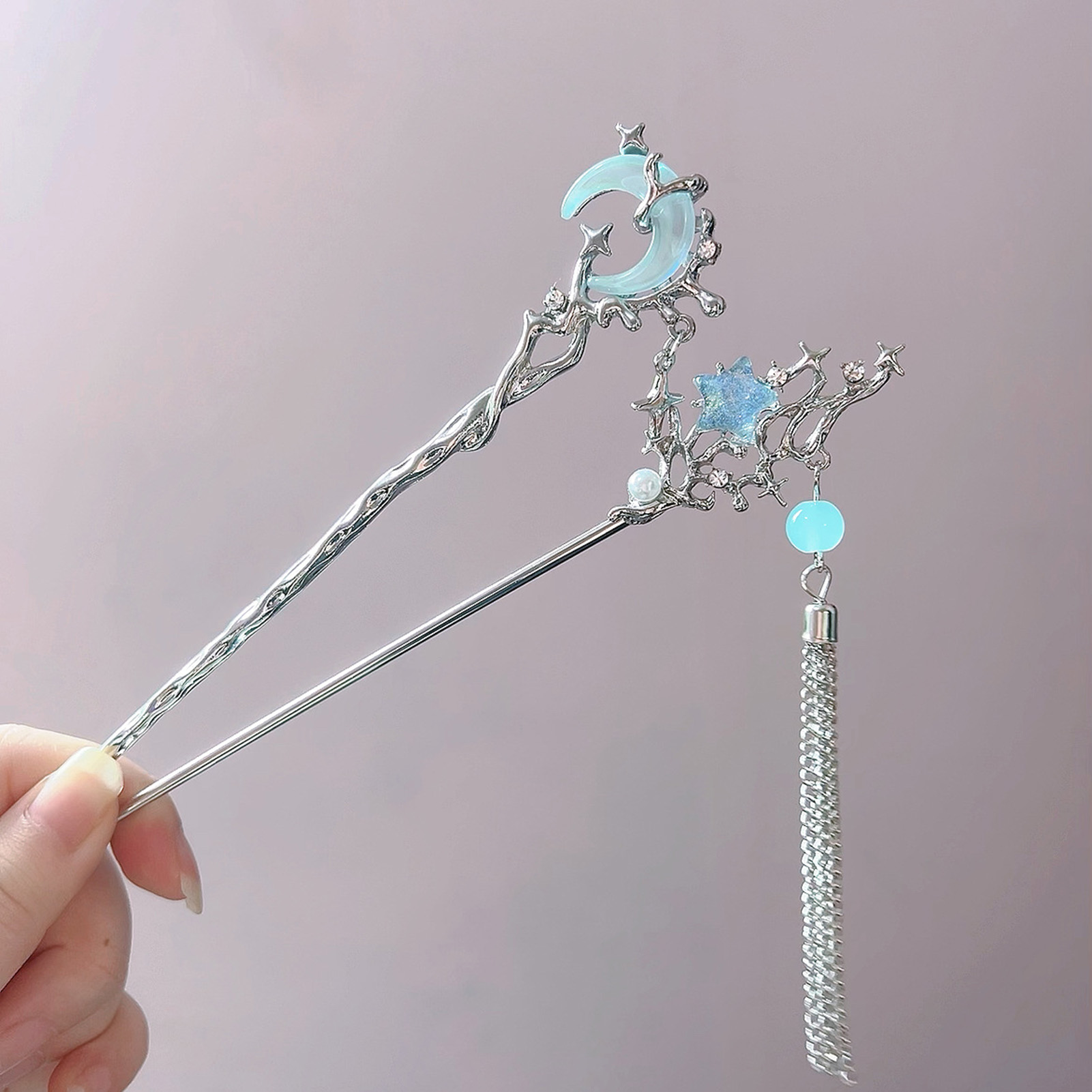 Moon Star Hairpins for Women B - огляд і ціна Hair Care Japanese