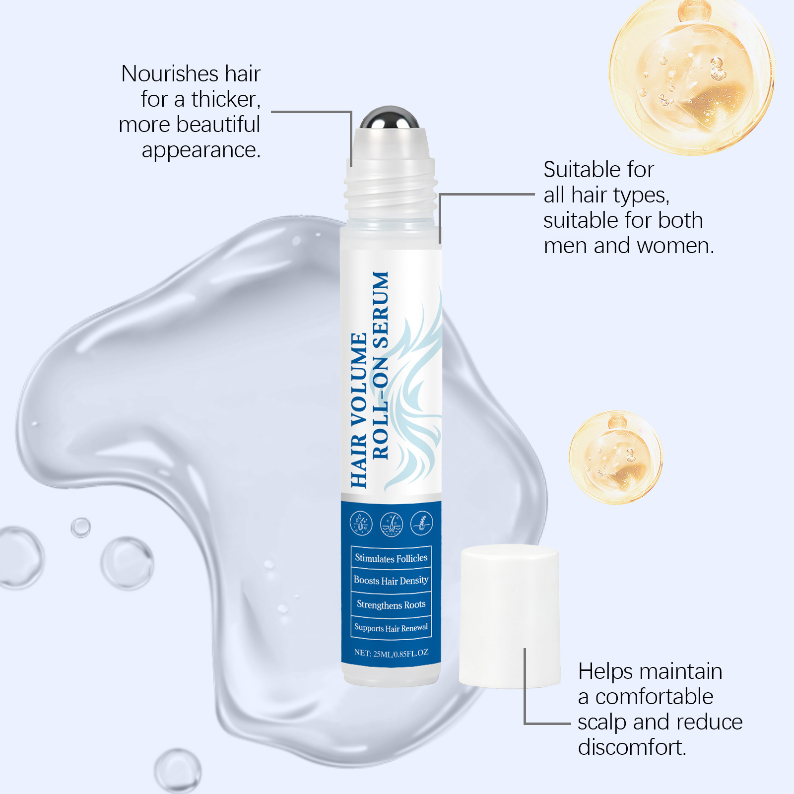 Rosemary Oil Hair Serum Roller - огляд і ціна Split End Repair Serum