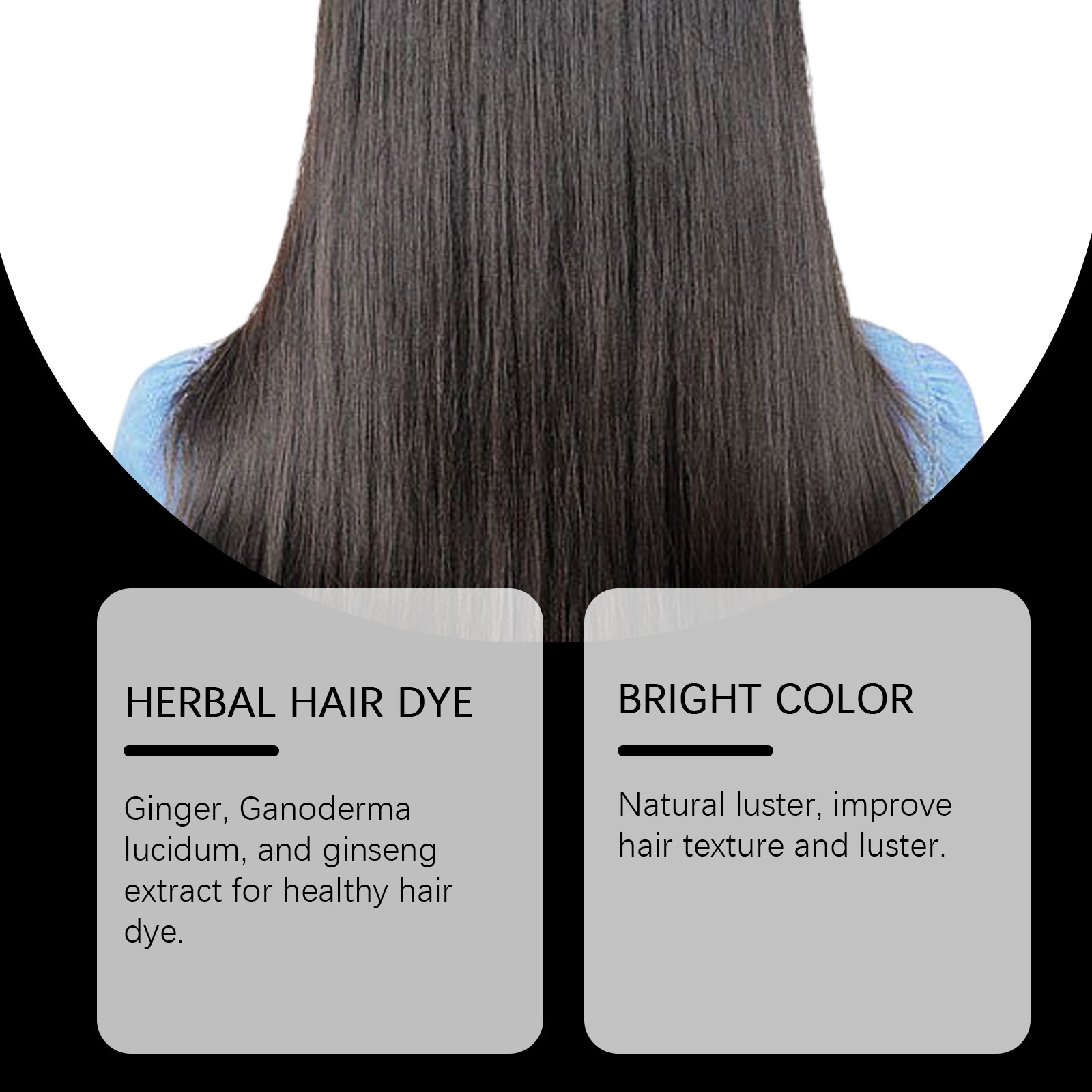 Natural Herbal Black Hair Dye  - огляд і ціна Hair Care Steps