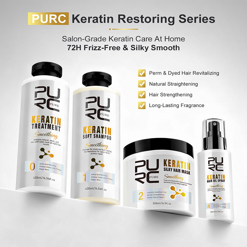 PURC Keratin Treatment Hair Ca - огляд і ціна Hair Care Set
