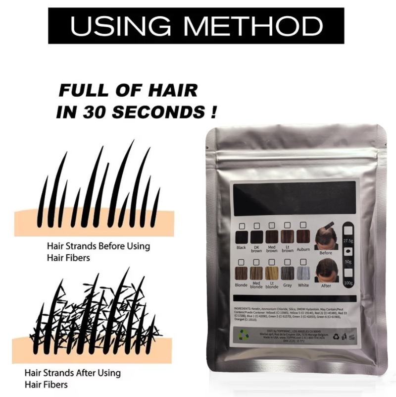 100g Hair Fibers Keratin Hair  - огляд і ціна Hair Care Basic