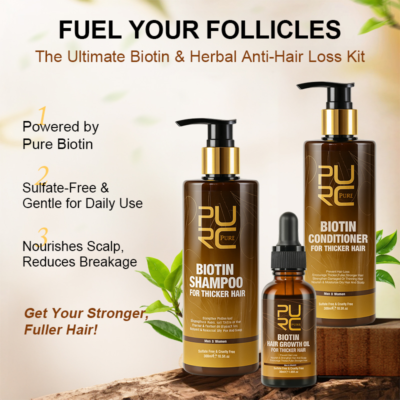 PURC Fast Hair Growth Products - огляд і ціна Hair Care Basic