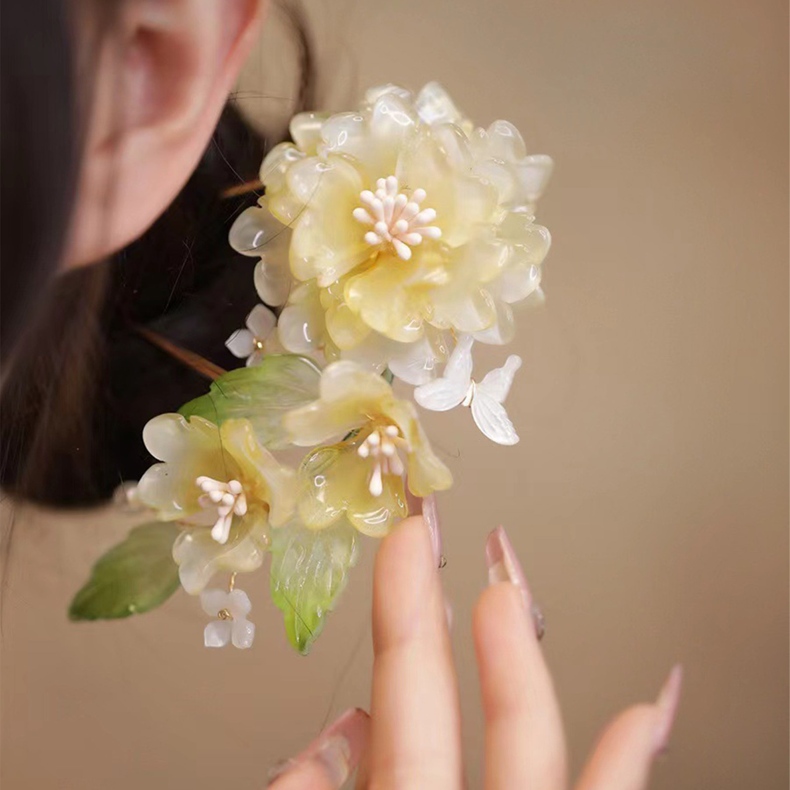 Flower U-shaped Hairpin Chines - огляд і ціна Hair Care Japanese