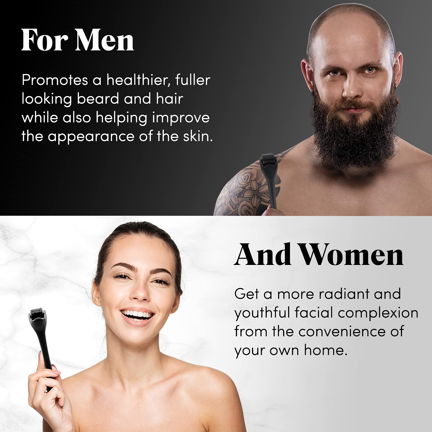 Derma Roller for Skin,Beard &  - огляд і ціна Hair Care Basic