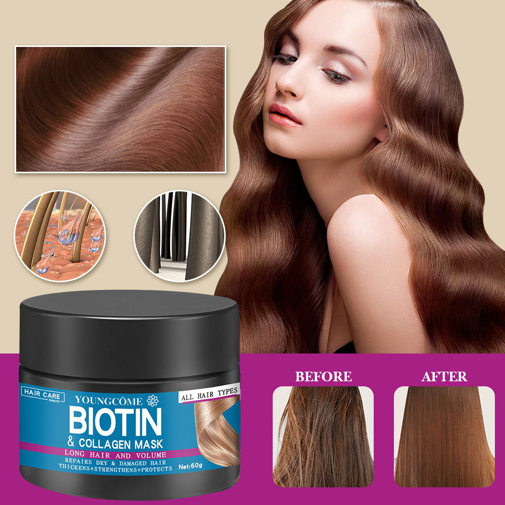 Hair Repairs Hair Mask Biotin  - огляд і ціна Hair Care With Protein