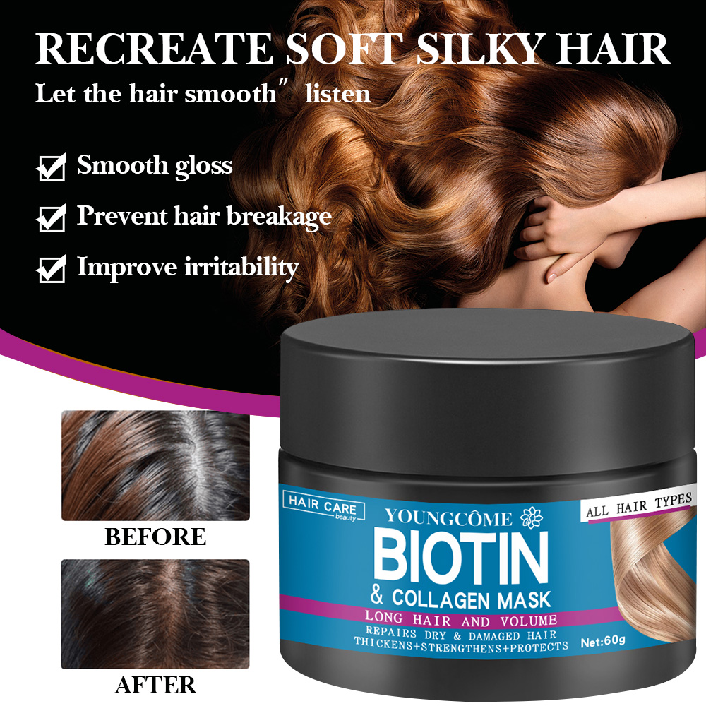 Hair Repairs Hair Mask Biotin  - огляд і ціна Hair Care With Protein