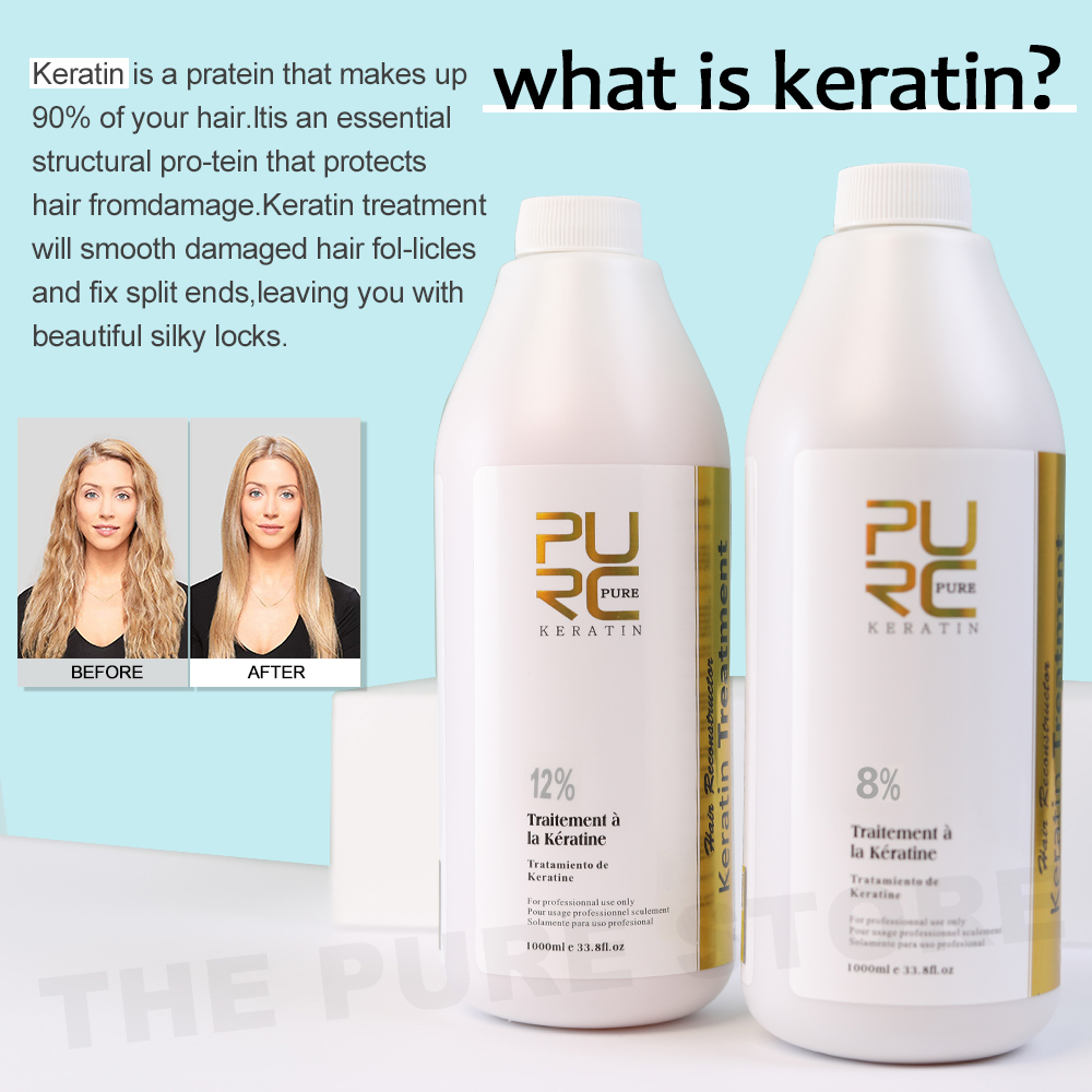 PURC 5% Keratin Smoothing Trea - огляд і ціна Hair Care With Protein