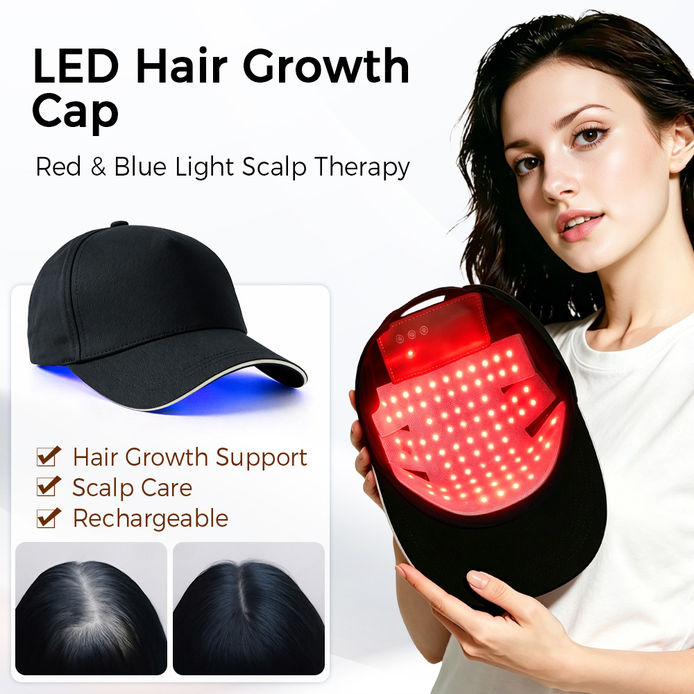 LED Hair Growth Cap Red Blue L - огляд і ціна Hair Care Basic