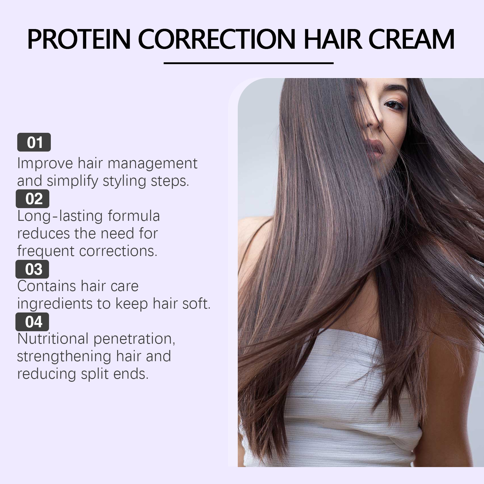 Protein Hair Straightening Cre - огляд і ціна Hair Care With Protein