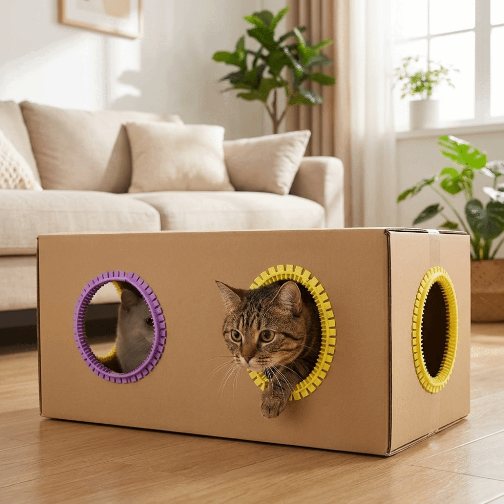 Plastic Cat Tunnel Brush Soft  - огляд і ціна House Hair Care